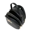 Axelväskor kvinnor mini väska 3 lager mjukt faux läder mode handväska crossbody messenger lyxdesigner handväska