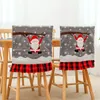 Couvre-chaise couverte de Noël Couverture décorative Back pour la maison Utilisation commerciale Gass