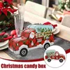 Storage Bottles Cookie Tin Christmas Candy The Gift Iron Containers Decorations Biscuit Sugar Case Sweet