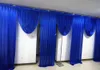 Свадебные украшения стилилист дизайн на фоне Swags Party Charmes Startes Stage Stage Performance Performance Founk Satin Drape Wall 6175357