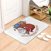 Bath Mats Anti-slip Mat Bathroom Small Rug Shower Kitchen BMerry Christmas Room Bathtub Foot Entrance Door Qq