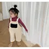 Pantalon 2023 Pantalon pour enfants d'hiver Coton épaississeur chaud bébé pantalon global de style coréen pantalon garçons pantalon pour bébé pantalon général