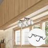 Kitchen Storage Mug Hook Rack Organizer Under Cabinet Coffee Cup Holder Gadget