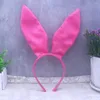 Party Decoration Ears Headband Plush Easter Cosplay Costume Accessories For Kids And Adults Rosy Black Christmas