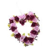 Fiori decorativi ghirlanda fiore artificiale ghirlanda di ghirlanda porta antonotiere benvenuto ghirlande per il doppio fattoria floreale per il matrimonio