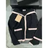 Costumes de femmes Blazers Earnom au début de l'automne Strawberry Glutine Gluant Girl Soft Abricot Contrast Collar Navy Cardigan Soft Halp Jirt Soft Jirt