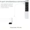 USB HUB 2.0 4 Ports Hub Ultra Slim Portable USB Splitter for Surface Pro Notebook PC IMac Pro MacBook Air Mac Mini/Pro