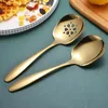 Spoons Stainless Steel Soup Ladle Coffee Dessert Rice Spoon Tablespoons Tableware Kitchen Colander Skimmer Cooking Utensils