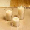 Kerzenhalter Glashalter für Wohnkultur rustikale süße dekorative Vase transparent Terrarium Kit Blume
