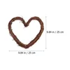 Decorative Flowers 3 Pcs Wreath Base Home Accessories Wall Hanging Pendant Accessory Vine Material Woven Hangings Christmas