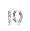 925 Sterling Silver CZ Diamond oorring met originele doos Fit Eeuwige sieraden Hoop Earring Women Wedding Geschenk oorbellen Topkwaliteit8706811