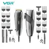 VGR Hair Clipper регулируемая триммер электрическая стрижка.