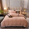 Bedding Sets Bedroom Four-piece Bed Linen Winter Thick Skin-friendly Flannel Duvet Cover Fashionable And Simple Family El Set