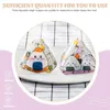 Ensembles de vaisselle 150 PCS Sacs d'emballage Triangle Rice Ball Japonais Onigiri Wrapper Easy Tear Emballage jetable