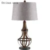 Table Lamps American Classical Industrial Wind Metal Lamp Bar Living Room Bedside European Nostalgia Retro LED