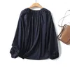 Blouses pour femmes maxdutti coton chemise décontractée en vrac minimaliste pour les femmes de la mode de la mode