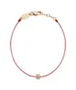 Braccialetti rossi del filo rosso B01001E per donne stringa 316L Acciaio inossidabile Bracciale Plum Plum Fiore Rossa Braccialetta136818213438597