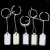 Jewelry Pouches 500pcs Gold Silver Jewellery Store Display Cards String Cord Price Tags DIY Earring Label Business Accessories