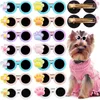 Dog Apparel Creative Pets Hair Clips Round Glasses Shape Decoration Cat Hairpin For Small Headwear Party Pet Accessories
