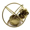 Candlers 68ue rose chandelier support de fer forgé à la maison Dîner de mariage décoration de chambre à coucher romantique cadeau