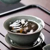 Teaware Sets Travel Complete Tea Set Cup Chinese Semi Automatic Ceremony Tools Afternoon Service Juego De Te Accessories WSW40XP