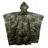 Desgaste da chuva Poncho militar 210tpu Guerra do exército Tactical caçador de chuva ghillie terno de pássaro que observa o guarda