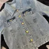 2024 Denim Jacket Femme au printemps Automne Nouvelle-girl