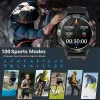 Смотреть Melanda Steel 1,39 "Bluetooth Call Smart Watch Men Sports Fitness Trackers Watches IP68 водонепроницаемые умные часы для Android iOS K52