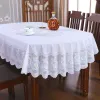 Oval Tablecloth Waterproof Anti-scalding Anti-oil Anti-slip Plastic Household Table covers