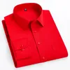 chemises complètes à double collor pour hommes plus taille slim fit