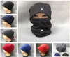 Vintermöss modebrev stickade hattar vindtät vattentäta skallar kepsar motorhuven mjuk fleece varm virkning hatt sport beanie hip h2780399