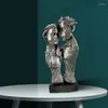 Dekorative Figuren Statue Skulptur Miniaturraum Dekoration Paar Modell Charakter Neoklassische Dekor -Erklärungen für die moderne Kunst zu Hause