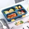 Geschirr tragbares Outdoor Bento Box Japaner Storage Container Lecksofes Mittagessen für Kinder mit Suppe Tasse Frühstückskästen