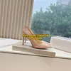 Chaussures habillées concepteurs décontractés de mode femme sexy dame paillette stass hauts talons pointus orteil zapatos mujer prome pompes en soirée mariée