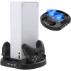 Stands Vertical Stand 2 Controller Charger Charging Station Dock 2 Cooling Fan Cooler 3 USB HUB for Xbox Series S Console Accessories