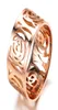 Marka desgin luksusowa biżuteria nowa przybycie sprzedaż stal ze stali nierdzewnej Rose Gold Party Hollow Camellia Women Wedding Pierścień do LO5601046