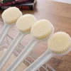 Narzędzia do kąpieli Akcesoria 2023NEW Bath Brush Długie uchwyt Złuszczający zarośla masażer skóry Exfoliation pędzel łazienkowy pędzel do ciała w kąpieli szczotki prysznicowe 240413