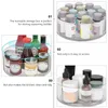 Küche Aufbewahrung rotierender Box Organizer Make -up Organizer Versorgung Acrylversorgungen Gewürze Jar Home Plastikschalen