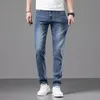 Jeans masculinos Primavera Summer Summer Men Slim Fit Fit