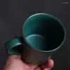 Tasses Luwu Ceramic Coffee Tug avec Saucers Chinese Tea set Drinkware 190ml