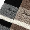 Ponts-pulls masculins hiver d'hiver Men de la broderie à rayures Pullover en tricotage coréen de mode coréen Vêtements 2024 Sweater mâle
