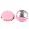 Bouteilles de rangement 10ps 5 ml / 10 ml Crème pour les yeux conditionneur de cheveux en métal cosmétique en aluminium vide Pottes de pot de pot contenants avec couvercle