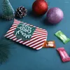 Gift Wrap 10Pcs Christmas Candy Box Pillow Shape Santa Claus Packaging Xmas Ornament Year Birthday Supplies