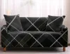 Chair Covers Black And White Geometry Plaid Sofa Cover Slipcovers Stretch Living Room Couch Towel 1/2/3/4-seater