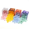 SO FOKOTS FKISBOX 300PCS مسطح Sile Beads Beads Lentils Bead DIY Food Grad