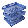 Kosmetiska väskor A4 Letter Trays Office Document Paper Filing Files Organizer