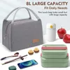 Dinware Lunch Bag Werk geïsoleerd zakje voor picknickisolatie Tote herbruikbare Oxford doek Outdoor Student Cooler