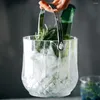 Storage Bottles Portable Ice Bucket Barrel Durable Practical Transparency Multi-purpose Clear Plastic Containers