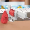 Sand Play Water Fun Small Manual Revolver Mechanical Continuous Shooting Water Gun Summer Outdoor Beach Toy For Poor People Mini Water Gun Q240413