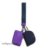 Yoga Wristlet Clutch Bag Keychain Wallet Lemon Yoga Bag Gym Bag Mini Designer Purse With Detachable Zipper Wrapwallet Portable Coin Bag Pink Pocket Bag 643